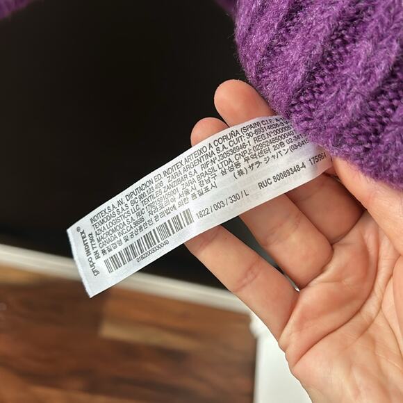 ZARA 80s jacquard retro zebra Print Blogger fav Sweater. Size L - Picture 7 of 11